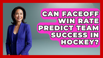 Can Faceoff Win Rate Predict Team Success in Hockey? - Puck Stats Central