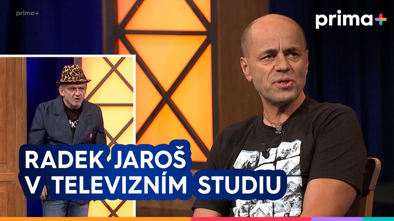 Partička: Pro neslyšící: Radek Jaroš v televizním studiu