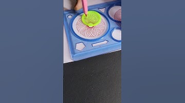 Count the total number of circles drawn by pen??? #spirograph #viralvideo #youtubeshorts #viral #try