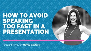 How to Avoid Speaking Too Fast in a Presentation