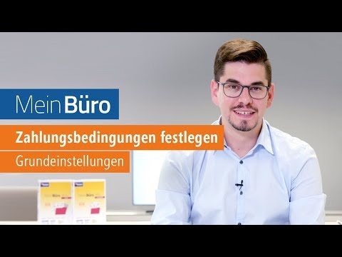 Zahlungsbedingungen - WISO MeinBüro Desktop - Grundeinstellungen