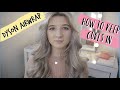 MAKING CURLS LAST USING DYSON AIRWRAP ON LONG THICK HAIR | QUICK TUTORIAL | LeahGrace