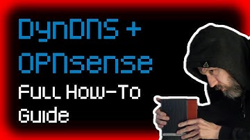DynDNS Howto Via OPNsense (FreeBSD)