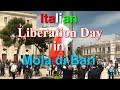 Italian liberation day in mola di bari