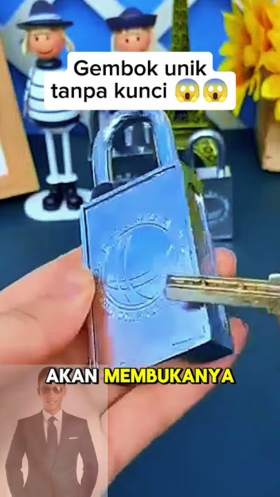 Gembok unik tanpa kunci #gembok #unik #videoviral
