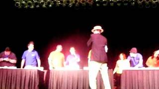 World Ice Cream Eating contest. running out of ice cream in 1 minute