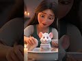 काला चूहा मेहनती 🐭🌾 | सफेद चूहा आलसी 🍺 | Ending सबक सिखा देगी 😢🔥#cartoon #3danimation