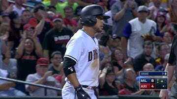 MIL@ARI: Blanco drills a triple to center field
