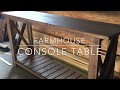 Farmhouse Console Table