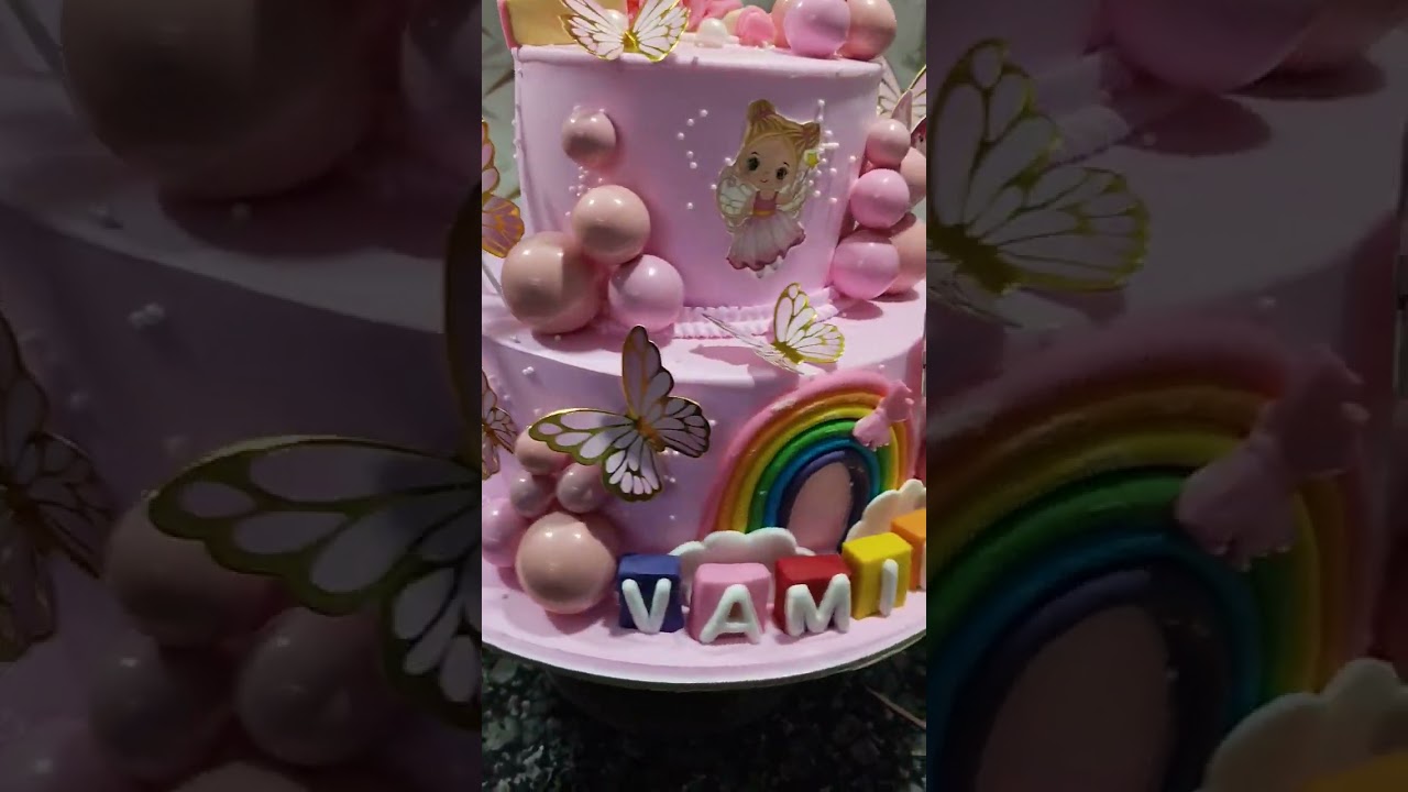 baby doll cake design double layer 5 point ka