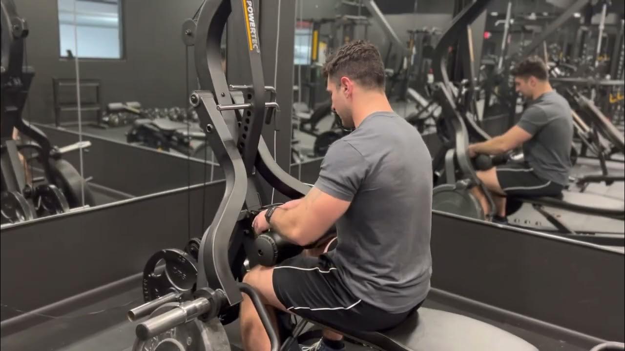 Powertec Levergym Lat pull down YouTube