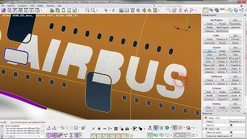 ANSA Airbus geometry cleanup part 7