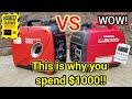 Honda 2000i VS Predator 2000 watt inverter generator Test Weight sound and load Test! Worth $1000!!!