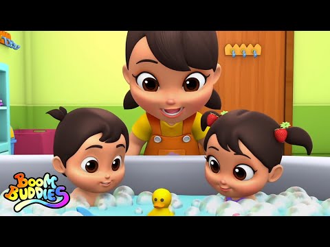 Lagu mandi | Video prasekolah | Boom Buddies Indonesia | Puisi untuk anak | Bayi sajak