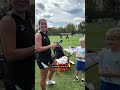 Add "3rd grade long-jump champion" to Rose Lavelle's resume stat.