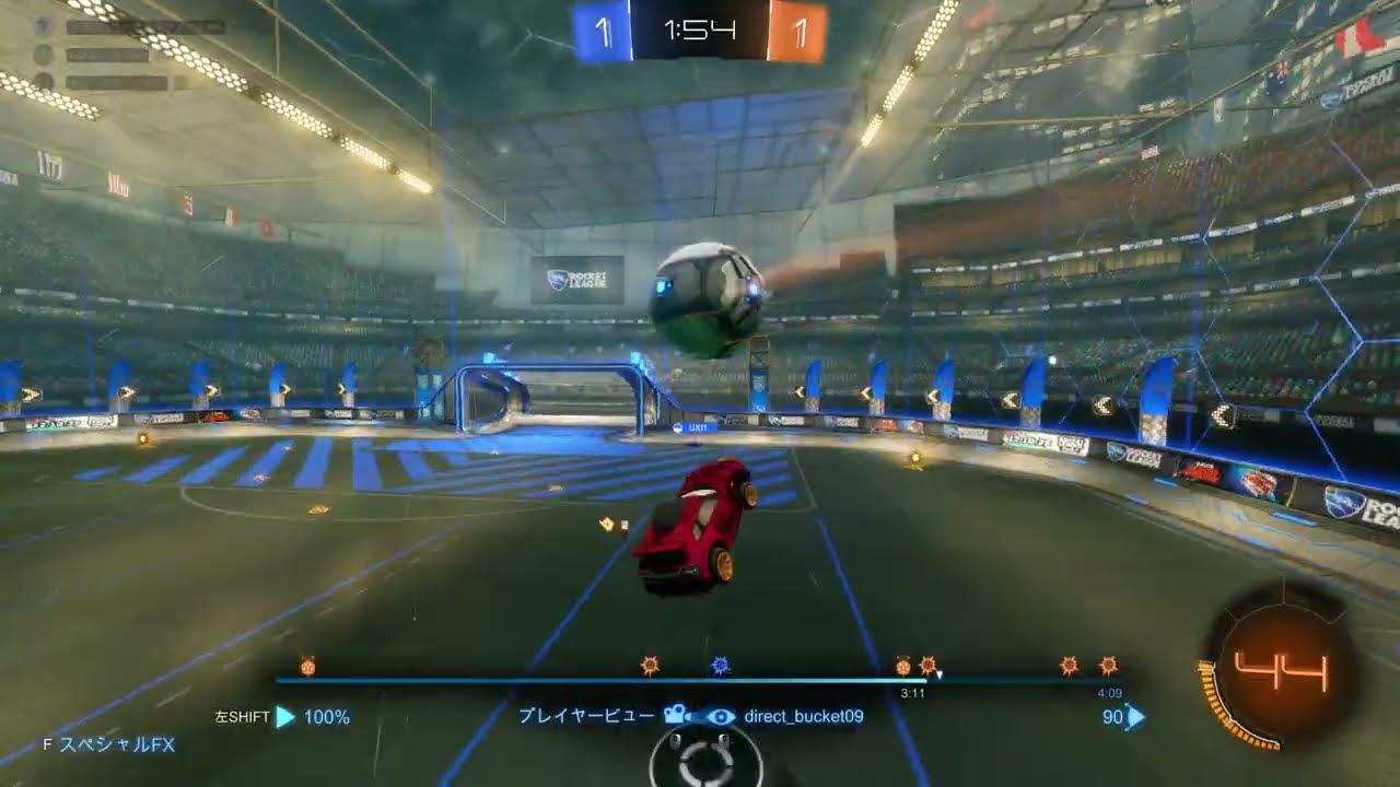 引っ掛けリセット　 #rocketleague