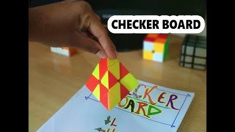 Learn Wonderfull PYRAMINX CHECKER BOARD PATTERN In Hindi By Kapil Bhatt | Pyraminx Pattern in Hindi