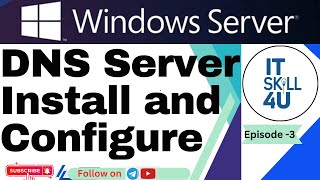 How to Install and Configure DNS Server | DNS Server Configuration | Windows Server 2016/2019