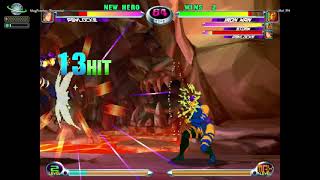 MvC2: Romneto - Psylocke Dash s HK to Double Snap to Flashy Assist Kill .:9.16.25:.