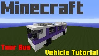 Detailed Minecraft Vehicle Tutorial #2 Tour Bus Profile