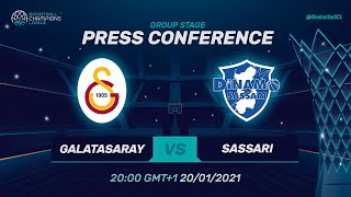 Galatasaray v Dinamo Sassari - Press Conference