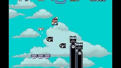 awesome super mario world custom level: the second reality project reloaded "ice bomb bridge"