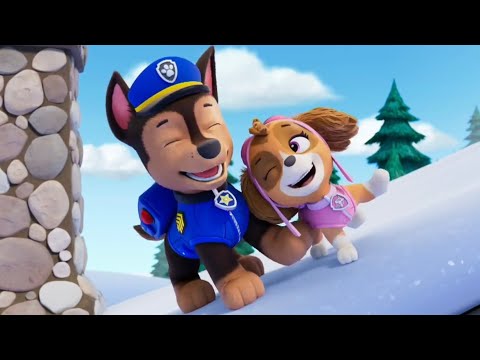PAW Patrol | Chase & Skye Singing Christmas Song Together 💙🩷🐾