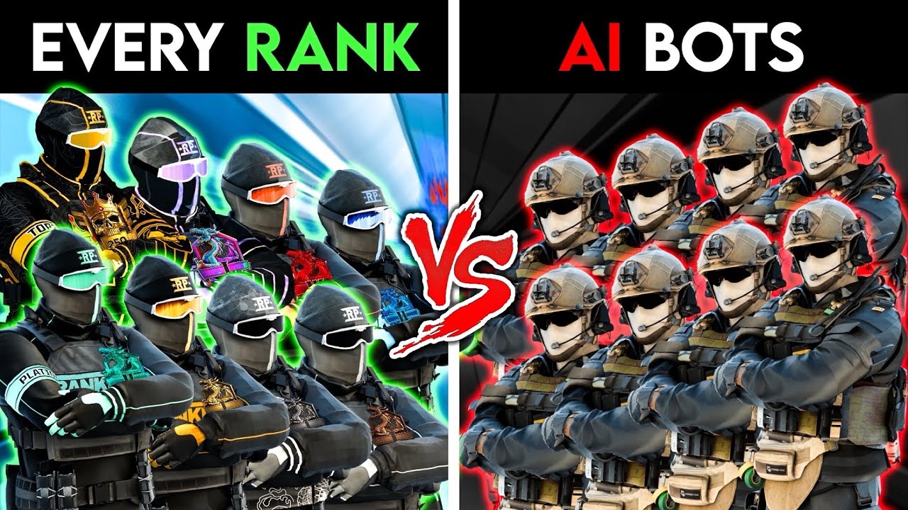 Actual Bots vs Every Rank - YouTube