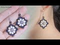 Senorita earrings diy. How to make beaded earrings. Jewelry making