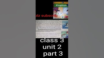 Afaq iqbal series english class 3 unit 2 part 3😍#english #youtubeshorts