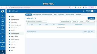How to Add and Manage Staff Members.