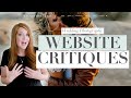 Wedding Photography Website Critiques! SMALL Changes that Make a HUGE Difference!