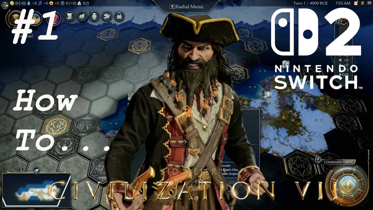 Civ 7 | Edward Teach | Deity - Part 1 --- How To Unlock Blackbeard And ...