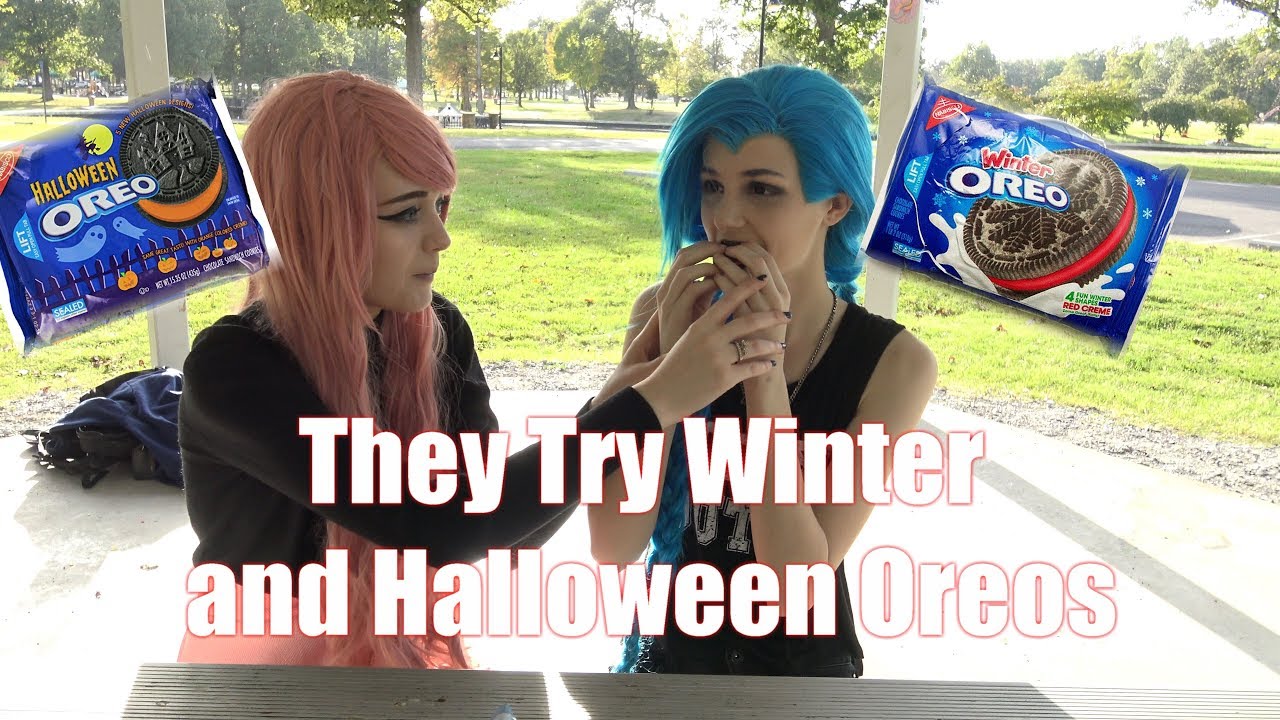 Rin And Ashe Try Winter Oreos and Halloween Oreos