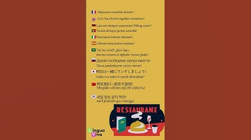 Phrases in a polyglot way eleven languages! It