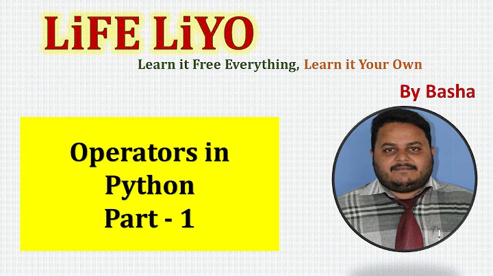 Operators in Python Part-1 || Python Operators || Basics of Python #PythonOperators #Operators