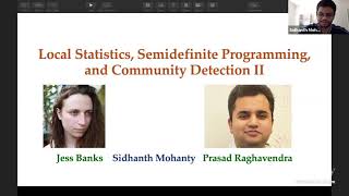 Local Statistics, Semidefinite Programming, and Community Detection II