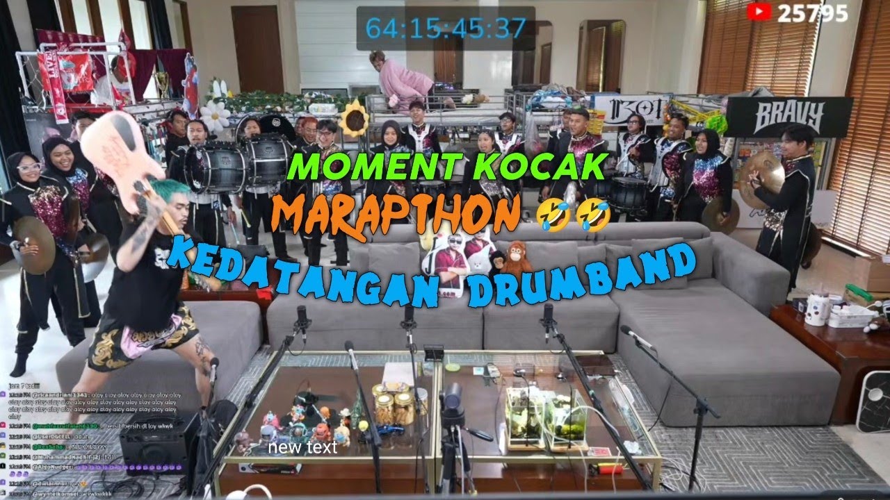 Momen KOCAK Marapthon di bangunin pake drumband 🤣🤣 SD @ybrap 