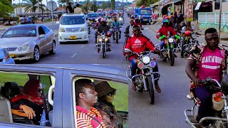 MAPOKEZI YA ALIKIBA MWANZA NI ZAIDI YA MFALME/MAGARI NA BODABODA WAFUNGA BARABARA'TUNAMTAKA KING