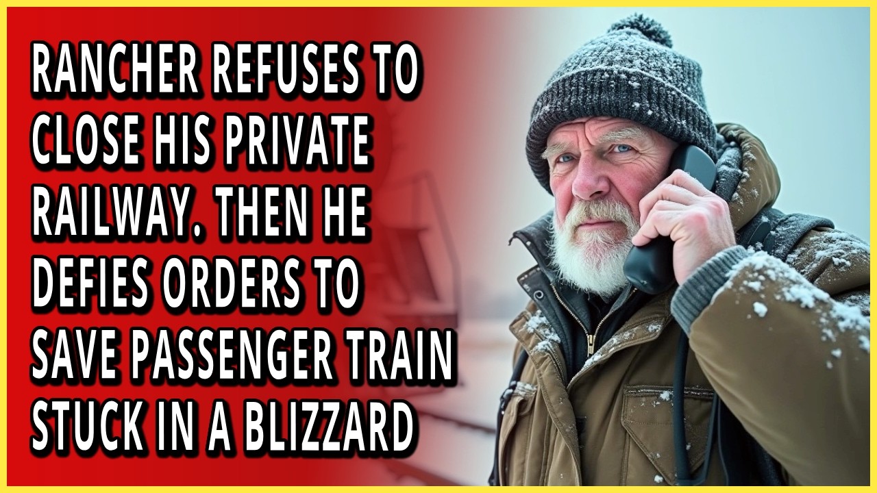 Rancher Refuses to Close Private Railway. He Defies Orders to Save Passenger Train Stuck in Blizzard