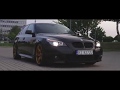 Black BMW e60 m-pakiet cinematic 60fps 5er series m-package