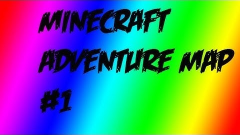 Minecraft Adventure Map #1 - DeadLock The Journey Begins