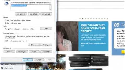 Setting your Browser Home Page