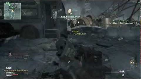 MW3 Sniper vs Juggernaut interchange barrett