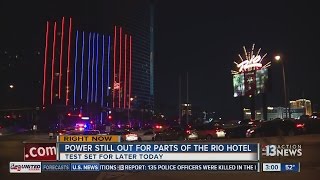 UPDATE: Power remains out at Rio hotel-casino tower