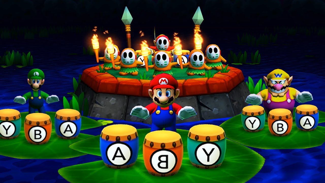 Mario Party: The Top 100 Minigames - Mario vs Luigi vs Wario vs Yoshi