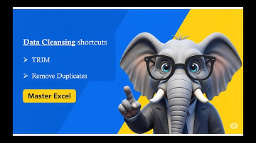 Stop Duplicate Data! The Quickest Way to Clean Data in Excel (TRIM & Remove Duplicates)