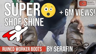 S4E12 Super Shoe Shine On Ruined Worker Boots By Serafin 