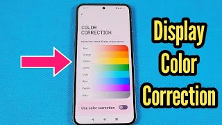 Display Color Correction settings for Nothing Phone 2