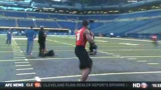 Cam Newton Auburn Combine workout for NFL DRAFT